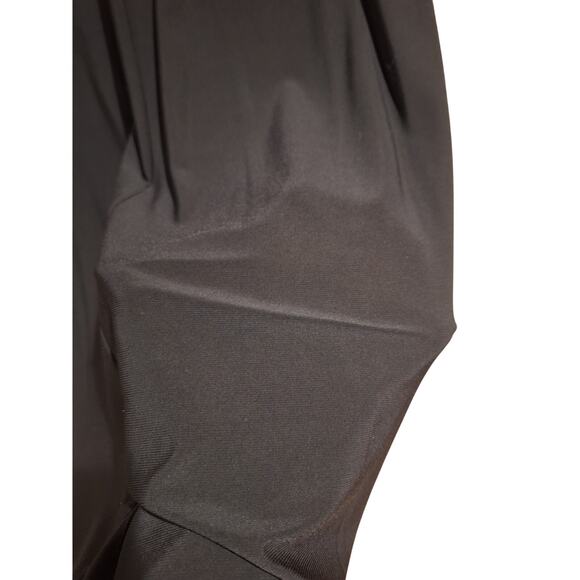 R&M Richards Women's Black Dress | Beaded Neckline, Attached Silver Necklace - Picture 6 of 8